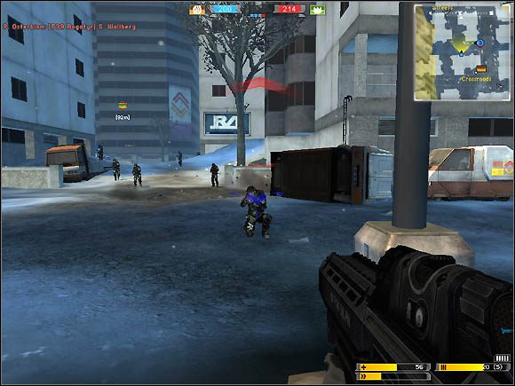W walce na dłuższy dystans lepiej jest skorzystać z przyrządów celowniczych broni - Celowanie | Uwagi dodatkowe | Battlefield 2142 - Battlefield 2142 - poradnik do gry
