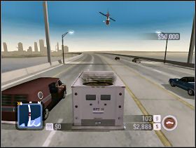 W banku kończą się zagrożenia, spokojnie podchodzimy do okienka i oglądamy scenkę - Odwet | Little Havana | Scarface Człowiek z Blizną - Scarface: Człowiek z Blizną - poradnik do gry