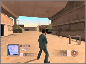 Pierwsze co robimy to ucieczka, w ten sposób odciągniemy dwóch koleżków z meczetami od pozostałych - Call from Pablo | Little Havana | Scarface Człowiek z Blizną - Scarface: Człowiek z Blizną - poradnik do gry