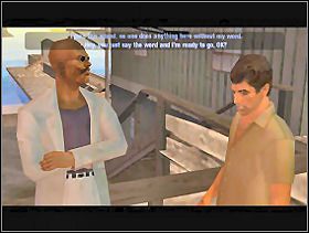 Spotkanie okazuje się niesamowicie owocne, ale niestety Tonyego suszy i musi uzupełnić płyny - Sandman | Wyspy | Scarface Człowiek z Blizną - Scarface: Człowiek z Blizną - poradnik do gry