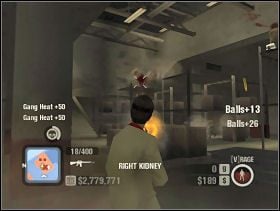 Dalej wchodzimy do budynku i czyścimy sobie drogę aż do szefa magazynu, którego bez skrupułów zabijamy zanim zdąży do nas wystrzelić - Storage | South Beach | Scarface Człowiek z Blizną - Scarface: Człowiek z Blizną - poradnik do gry