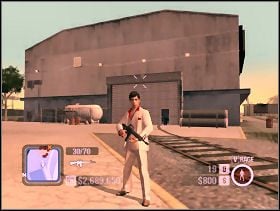 Ładujemy amunicje do naszego M16 i kierujemy się do zajezdni pociągów, gdzie czekają już na nas przeciwnicy - Un-Load The Ship | South Beach | Scarface Człowiek z Blizną - Scarface: Człowiek z Blizną - poradnik do gry