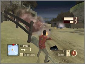 Gdy już uporacie się z tym niewielkim zagrożeniem jedziemy poziom wyżej, aż pod sam dom Sandmana - Battle on Plantation | Wyspy Once Again | Scarface Człowiek z Blizną - Scarface: Człowiek z Blizną - poradnik do gry