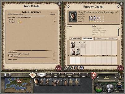 Uwagę zwrócić należy na to, iż w prowincjach budować możemy miasta i zamki - Pierwsze kroki | Podstawy Medieval II Total War - Medieval II: Total War - poradnik do gry