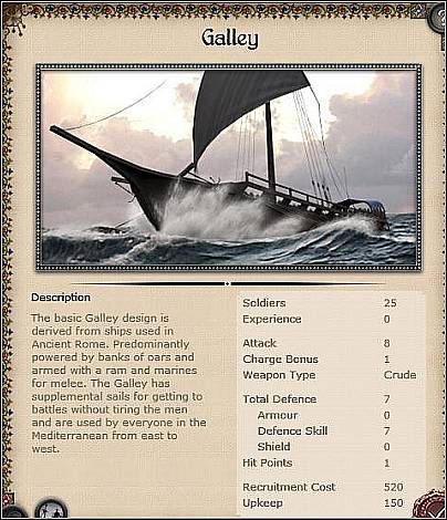 War Galley ( 25 ) - Jest to okręt wojenny średniej klasy - Sycylia - Zamek (3) | Nacje w Medieval II - Medieval II: Total War - poradnik do gry