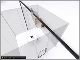 Podejdź teraz do laptopa i wciśnij przycisk używania (#1) - Etapy treningowe - Test Course A i B | Etapy treningowe - Tom Clancys Splinter Cell: Double Agent - poradnik do gry