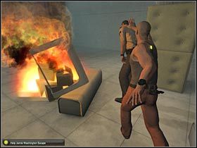 Po zlikwidowaniu obu przeciwników będziesz musiał przedostać się do korytarza prowadzącego do kolejnej lokacji (#1) - Kansas - Ellsworth Penitentiary (2) | Misja 2 w Splinter Cell Double Agent - Tom Clancys Splinter Cell: Double Agent - poradnik do gry