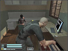 Strzelnica znajduje się niedaleko miejsca, w którym rozpoczynałeś zadanie z treningiem sprawnościowym (#1) - NYC - JBA HQ - Part 1 (4) | Misja 3 w Splinter Cell Double Agent - Tom Clancys Splinter Cell: Double Agent - poradnik do gry