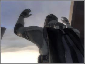 Jeśli chcesz, możesz wcisnąć górny klawisz kierunkowy, tak aby zwiększyć tempo spadania (#1) - Sea of Okhotsk (1) | Misja 4.1 w Splinter Cell Double Agent - Tom Clancys Splinter Cell: Double Agent - poradnik do gry