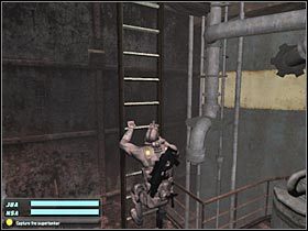 Skieruj się teraz na lądowisko (#1), które zauważyłeś już zapewne wcześniej - Sea of Okhotsk (4) | Misja 4.2 w Splinter Cell Double Agent - Tom Clancys Splinter Cell: Double Agent - poradnik do gry