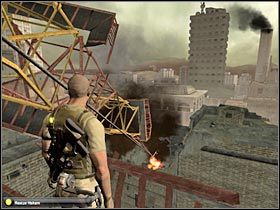 Podejdź do fragmentu zniszczonej konstrukcji - Kinshasa (1) | Misja 9.3 w Splinter Cell Double Agent - Tom Clancys Splinter Cell: Double Agent - poradnik do gry