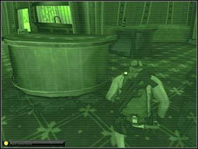 Teraz musisz zaczekać aż patrolujący ten teren wartownik odwróci się - Cozumel - Cruise Ship (1) | Misja 7.1 w Splinter Cell Double Agent - Tom Clancys Splinter Cell: Double Agent - poradnik do gry