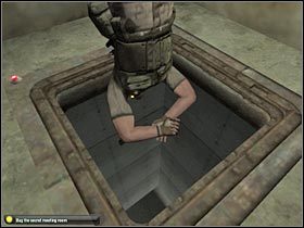 Na początek skorzystaj ze znajdującej się tu drabiny - Kinshasa (3) | Misja 9.1 w Splinter Cell Double Agent - Tom Clancys Splinter Cell: Double Agent - poradnik do gry