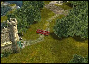 Obstawianie dróg prowadzących do zamku - Chapter I - The Coming of the Saxons (3) | Kampania King Arthur - Twierdza Legendy - poradnik do gry