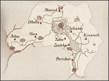 Widoczna powyżej mapka, którą dostajesz od Propheta, jest dość mało dokładna - Pilgrimage | Zadania The Elder Scrolls IV Knights of the Nine - The Elder Scrolls IV: Knights of the Nine - poradnik do gry