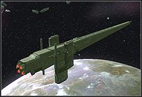 Olbrzymi statek będący fabryką jednostek Mrocznych szturmowców (Dark Trooper) - Bohaterowie i jednostki kosmiczne - Imperium - Star Wars: Empire at War - Forces of Corruption - poradnik do gry