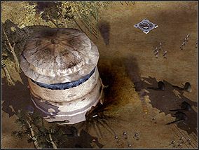 Do niszczenia siedzib Huttów używaj jednostek Grandiers. - Misja 5 - Pozostałości Gwiazdy Śmierci - Kampania - Star Wars: Empire at War - Forces of Corruption - poradnik do gry