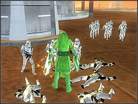 Urai najlepiej się nadaje do walki ze strażą. - Misja 14 - Konflikt w Cloud City - Kampania - Star Wars: Empire at War - Forces of Corruption - poradnik do gry