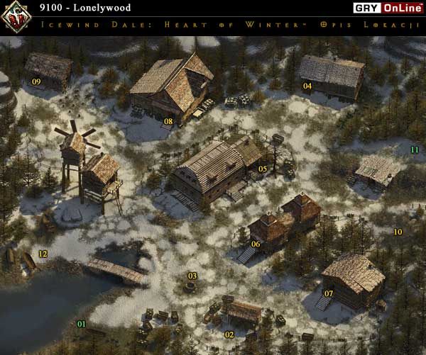 Grę rozpoczynamy w wiosce Lonelywood, gdzie zaczepia nas szaman barbarzyńców Hjollder wpędzając tym samym w nową przygodę - Poradnik do gry - Lonelywood | Icewind Dale Serce Zimy - Icewind Dale: Serce Zimy - poradnik do gry