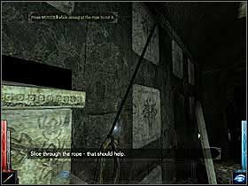 Lina z trumną zawieszoną w powietrzu? Tniemy linę i mamy taran! - Prolog cz.2 | Prolog | Dark Messiah of Might and Magic - Dark Messiah of Might and Magic - poradnik do gry