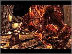 Rycerze z gwardii zamkowej kończą marny żywot jednookiego egzekutora wagi ciężkiej! - The Gate of Stonehelm (2) | Rozdział 1 | Dark Messiah of Might and Magic - Dark Messiah of Might and Magic - poradnik do gry