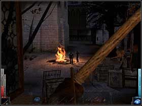 Jest dwóch Czarnych. Wybieramy lepiej widocznego i spokojny strzał. - The Gleam of a Cold Knife (2) | Rozdział 2 | Dark Messiah of Might and Magic - Dark Messiah of Might and Magic - poradnik do gry