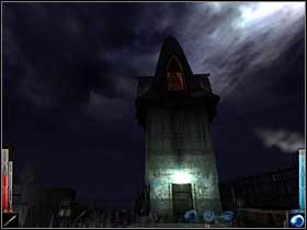 Wieża Menelaga na tle zachmurzonego nieba wygląda ponuro, jak aktualna rzeczywistość! - The Gleam of a Cold Knife (8) | Rozdział 2 | Dark Messiah of Might and Magic - Dark Messiah of Might and Magic - poradnik do gry