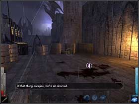 Twarde lądowanie i natychmiastowa zmiana kierunku. Zaczyna mi się we łbie kręcić od tej gonitwy! - Dead Mans Trail (2) | Rozdział 3 | Dark Messiah of Might and Magic - Dark Messiah of Might and Magic - poradnik do gry