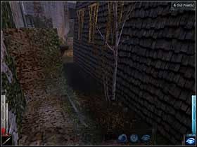 Przez króciutką sekundę widziałem ghoula, skręcił ścieżką w prawo za mur. Może jestem blisko jego kryjówki? - Dead Mans Trail (2) | Rozdział 3 | Dark Messiah of Might and Magic - Dark Messiah of Might and Magic - poradnik do gry