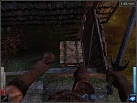 Powoli i rozważnie! Drań bryknął, więc teraz spokojnie po śladach. Zdrowie, szczególnie własne - jest w cenie! - Dead Mans Trail (2) | Rozdział 3 | Dark Messiah of Might and Magic - Dark Messiah of Might and Magic - poradnik do gry