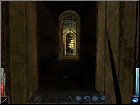 Wracam do skrzynki teraz idę prosto. Przed sobą mam most i niezabezpieczone kratą opuszczana przejście. - The Temple of the Spider (6) | Rozdział 5 | Dark Messiah of Might and Magic - Dark Messiah of Might and Magic - poradnik do gry