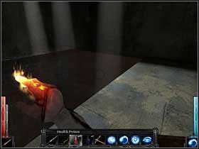 Dzięki podniesieniu lustra wody mogę wejść na podest. - The Temple of the Spider (9) | Rozdział 5 | Dark Messiah of Might and Magic - Dark Messiah of Might and Magic - poradnik do gry