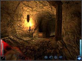 Korytarz jaskini wiedzie tylko w jednym kierunku. Za chwilę obejrzę zawartość skrzyni. - The Temple of the Spider (11) | Rozdział 5 | Dark Messiah of Might and Magic - Dark Messiah of Might and Magic - poradnik do gry