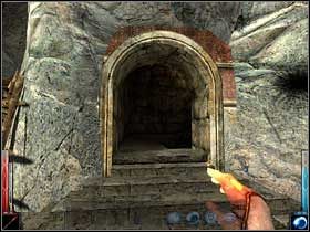 Wykuta w skale klatka schodowa na wyższy poziom. - The Temple of the Spider (12) | Rozdział 5 | Dark Messiah of Might and Magic - Dark Messiah of Might and Magic - poradnik do gry