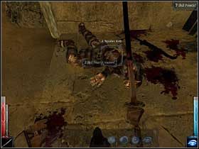 I żył aż do śmierci. Przy okazji trafia mi się Spider Key! To na pewno będę potrafił wykorzystać! - The Temple of the Spider (14) | Rozdział 5 | Dark Messiah of Might and Magic - Dark Messiah of Might and Magic - poradnik do gry