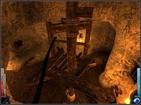 Ścieżka zejścia do magazynu narzuca się sama. - Fire in the Blood (1) | Rozdział 7 | Dark Messiah of Might and Magic - Dark Messiah of Might and Magic - poradnik do gry