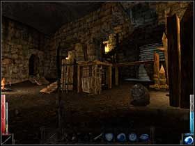 Spora sala, wiele wyjść, no i zapomniany widok - skrzynia ze smokiem! Dawno temu widziałem ostatni raz taką skrzynię - Fire in the Blood (2) | Rozdział 7 | Dark Messiah of Might and Magic - Dark Messiah of Might and Magic - poradnik do gry