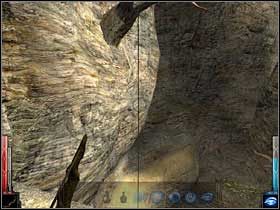 Lina umocowana na uschniętym konarze powinna wytrzymać, ale czy wytrzyma sama gałąź? - Fire in the Blood (8) | Rozdział 7 | Dark Messiah of Might and Magic - Dark Messiah of Might and Magic - poradnik do gry