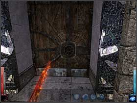 Kolejne drzwi, do których jest potrzebny, chyba w kształcie kulistym klucz. - In the House of Ashes (3) | Rozdział 8 | Dark Messiah of Might and Magic - Dark Messiah of Might and Magic - poradnik do gry