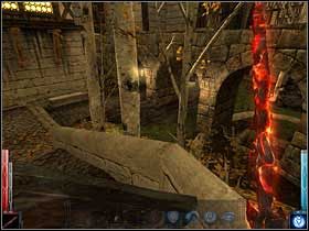 Obrót na pięcie i podążam w górę w poszukiwaniu Świątyni. - City of Flame (3) | Rozdział 9 | Dark Messiah of Might and Magic - Dark Messiah of Might and Magic - poradnik do gry