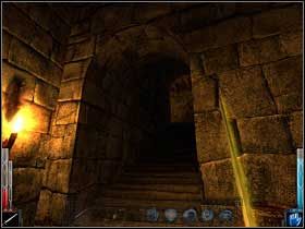 Schody do góry. Mam nadzieję, że przetrwam, ale będzie to trudne. - City of Flame (5) | Rozdział 9 | Dark Messiah of Might and Magic - Dark Messiah of Might and Magic - poradnik do gry