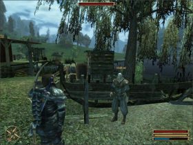 Hatlod stracił swoje narzędzia (młot i piłę) w trakcie ataku topielców i gadów - Silden (4) | Questy | Solucja Gothic 3 - Gothic 3 - poradnik do gry