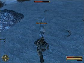 Wielkiego wilka Białego Rozpruwacza znajdziesz daleko na północ od siedziby Klanu Wilka już na terenach przylegających do wioski Klanu Młota - Nordmar - Klan Wilka (2) | Questy | Solucja Gothic 3 - Gothic 3 - poradnik do gry