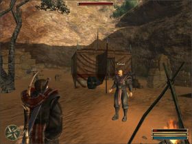 Żeby sfinalizować sprawę daniny z Bragi musisz pofatygować się do Tufaila (jeden z pierwszych asasynów, których spotkasz) i wykonać dla niego serię zadań - Braga (1) | Questy | Solucja Gothic 3 - Gothic 3 - poradnik do gry