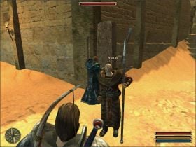 W tym celu musisz porozmawiać z liderami oddziałów stacjonujących w ruinach dookoła wykopalisk - Wykopaliska Al Shedim (1) | Questy | Solucja Gothic 3 - Gothic 3 - poradnik do gry