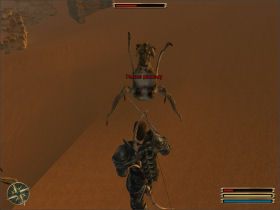 Po tym jak wysłuchasz Crisa i dasz się przyprowadzić na miejsce (opisane wcześniej), znajdź rannego pełzacza i zabij go - Mora Sul (5) | Questy | Solucja Gothic 3 - Gothic 3 - poradnik do gry