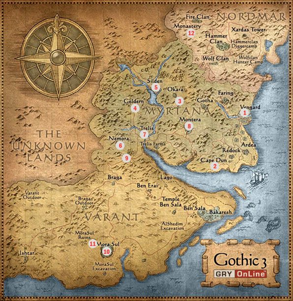 1 - Najważniejsze przedmioty w Gothic 3 | Dodatkowe informacje - Gothic 3 - poradnik do gry