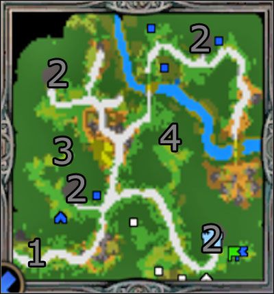 Heros: We wszystkich skrzyniach skarbów wybieraj złoto zamiast doświadczenia - Misja 2 - Podejrzenie | Kampania 1 HoMM V Kuźnia Przeznaczenia - Heroes of Might & Magic V: Kuźnia Przeznaczenia - poradnik do gry