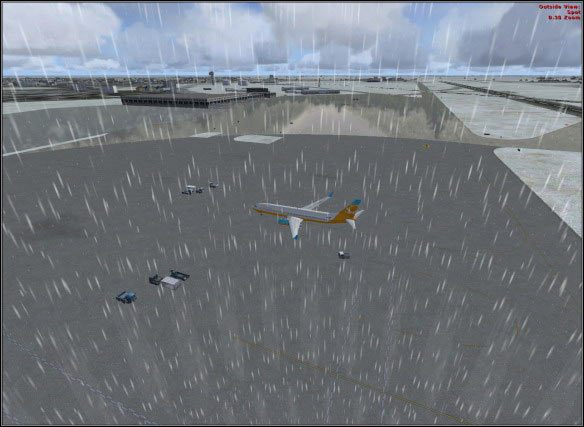 Okęcie z lotu ptaka. - Microsoft Flight Simulator X: Przygotowanie do lotu | Boeing 737-800 - Microsoft Flight Simulator X - poradnik do gry