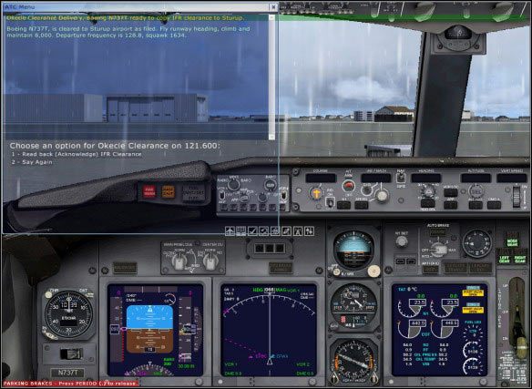 Potwierdzenie zgody na lot. - Microsoft Flight Simulator X: Kołowanie | Boeing 737-800 - Microsoft Flight Simulator X - poradnik do gry